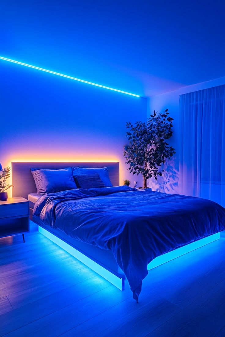 RGB LED Light Strip 5M (16ft) – 7 Colors Changing Light with Remote for Room, Gaming Setup & Home Décor (With Adapter)