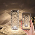 16-Color Crystal Lamp – USB Rechargeable Touch Table Light