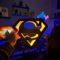 Superman LED Sign – 7 RGB Colours | Perfect Gift for Superhero Fans