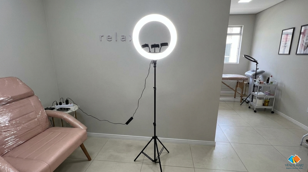 LED Ring Light with 7ft Tripod Stand – 26/36/45CM