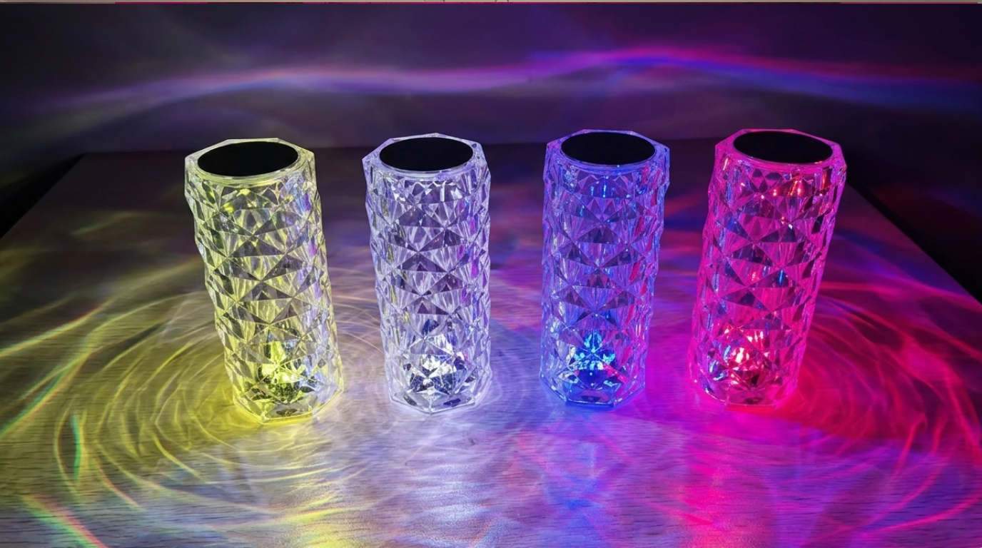Crystal LED Table Lamp