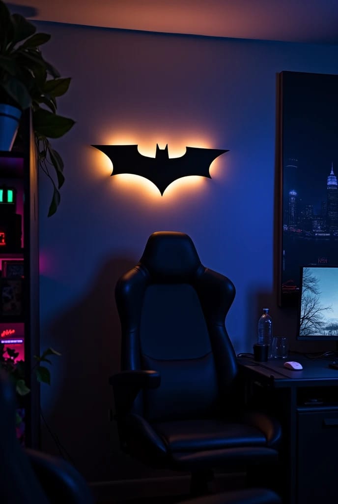 Bat Light for Room – Premium Batman Wall Lamp