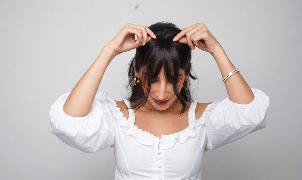 Clip In Hairline with Curtain Bangs – Natural Look, No Cut, Perfect for Summer