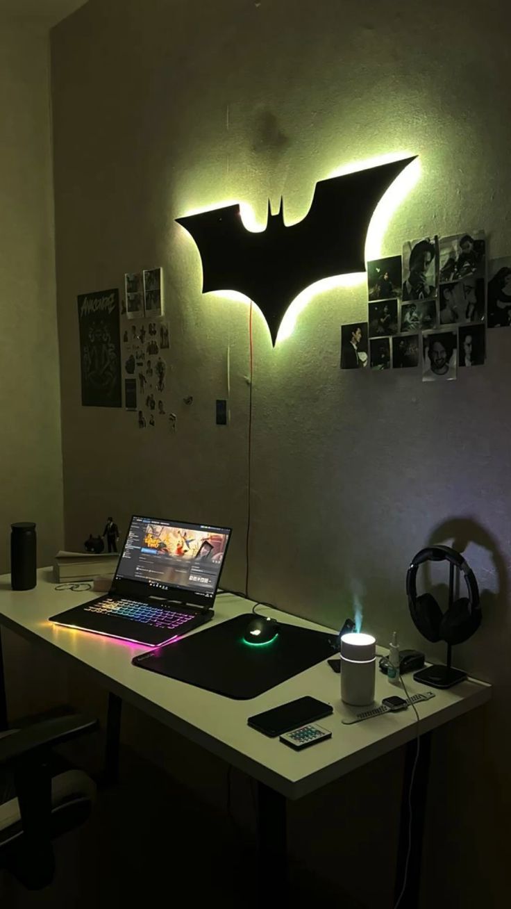 Bat Light for Room – Premium Batman Wall Lamp