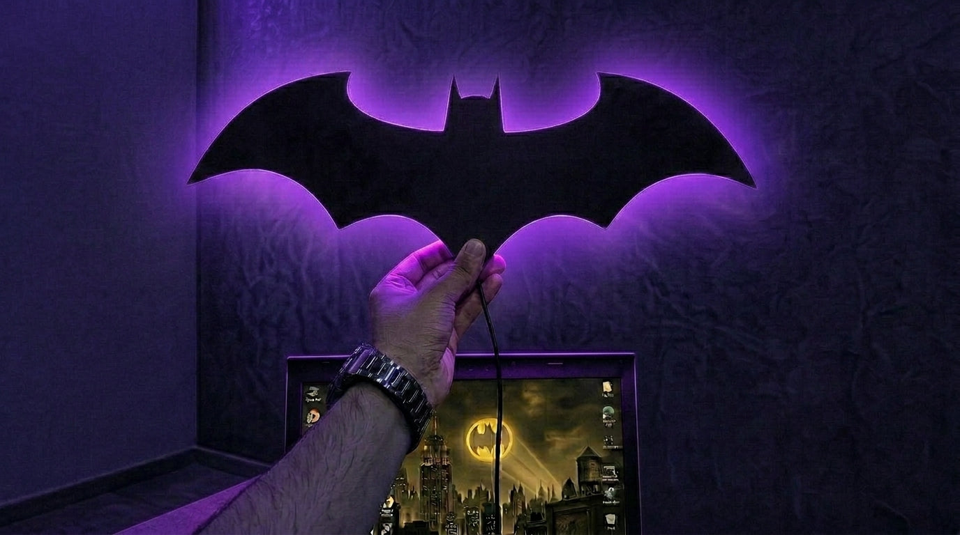 Batman LED Light Sign – 7 Colors