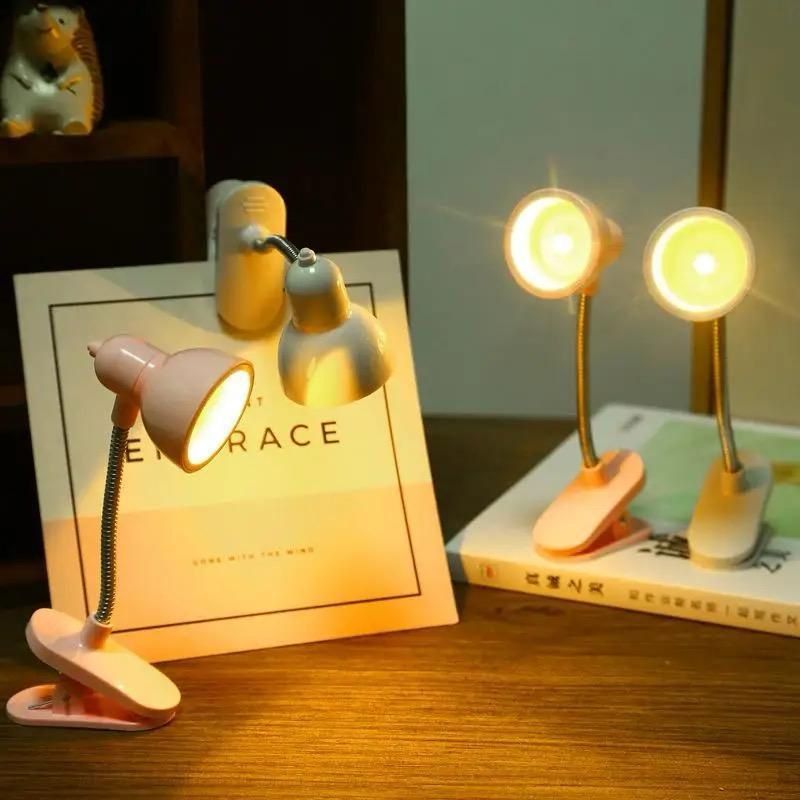 Mini Clip LED Reading Lamp – Portable Book Light for Study & Travel