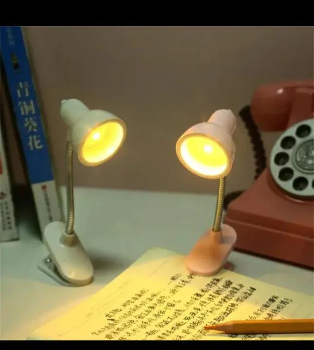 Mini Clip LED Reading Lamp – Portable Book Light for Study & Travel