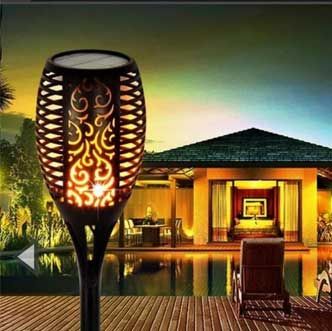 Solar Torch Light – Realistic Flame Effect for Outdoor Decor